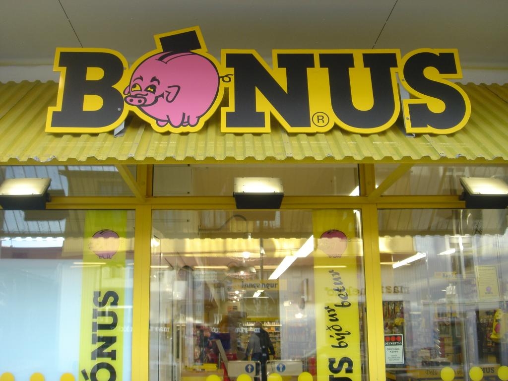 Bónus sign