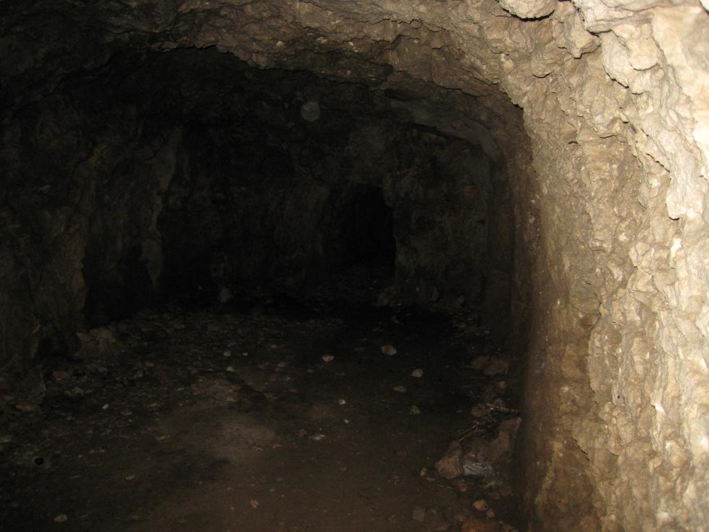 Wider area in the cave