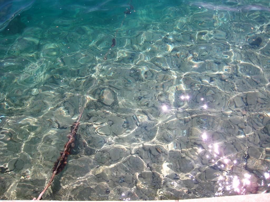 Impossibly clear water