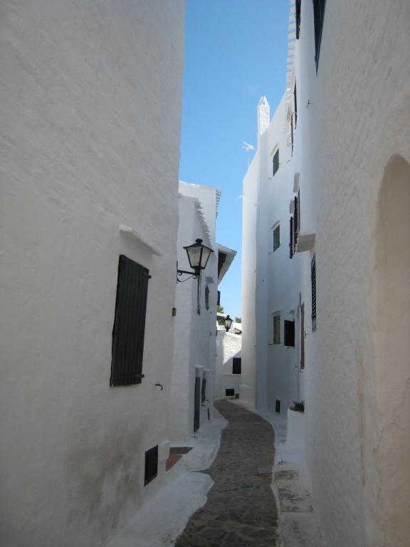 Narrow alley in Binibequer