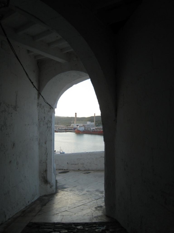 Arch leading to Mahon's port