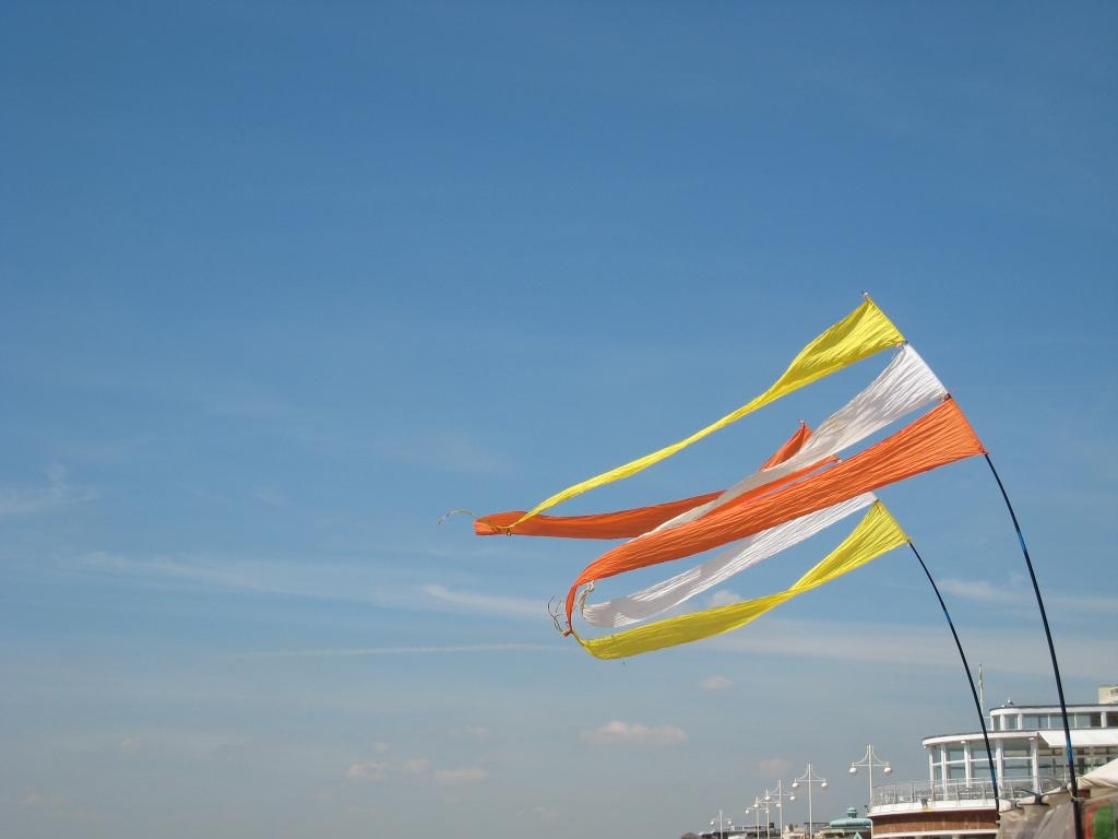 Colourful flags
