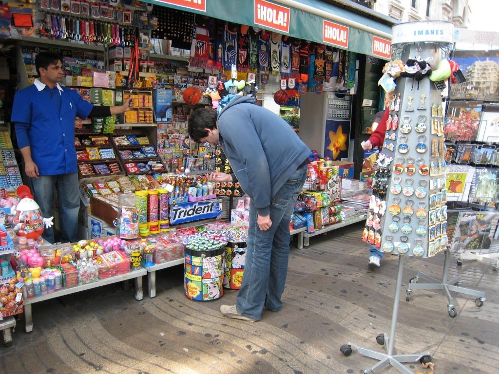 Cute boy buying lollipops ;-)
