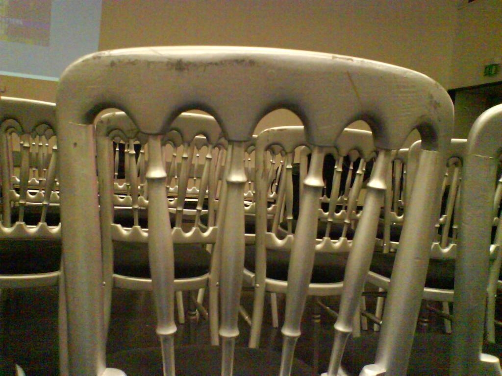 This happened chair