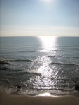 December beach sketching